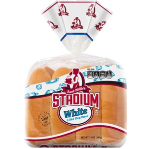 Aunt Millie's Stadium White Hot Dog Buns - 15oz/8ct - 1 of 4