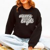 Merry & Bright Outline Puff  -  Women's Graphic Sweatshirt - 4 of 4