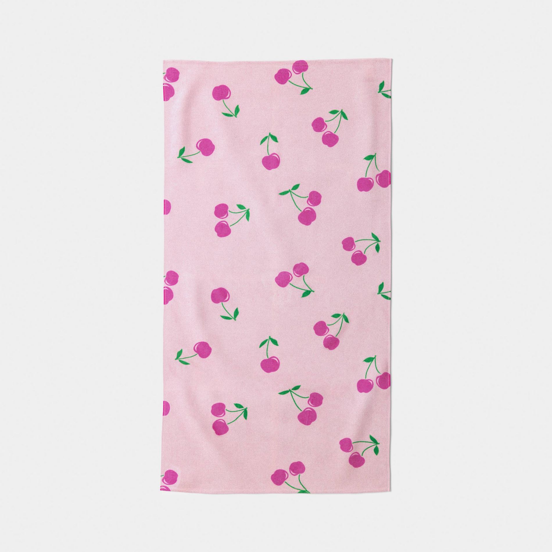 30"x60" Cherries Beach Towel Pink - Sun Squad™