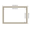 Amanti Art Mezzo Silver Framed Magnetic Dry Erase Board - 4 of 4