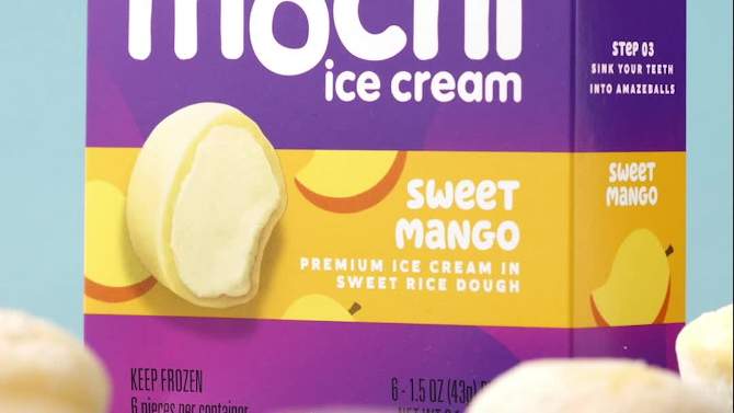 My/Mochi Mango Ice Cream - 6pk, 2 of 10, play video