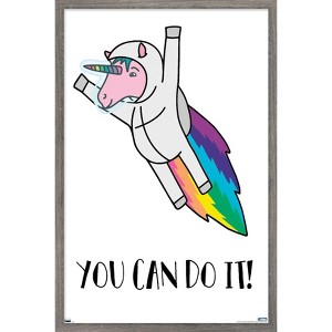 Trends International Well This Is Awkward - Uninaut Framed Wall Poster Prints - 1 of 4