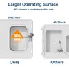 Outdoor Fish Cleaning Table with Sink, Portable Folding Camping Table with Faucet & Sprayer, Fish Cleaning Station for Outdoor Picnic, Beach Use - 4 of 4