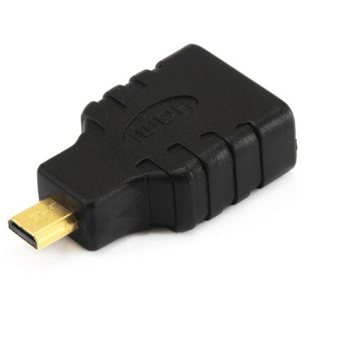 Monoprice Hdmi Micro Connector Male To Hdmi Connector Female Port Saver  Adapter : Target