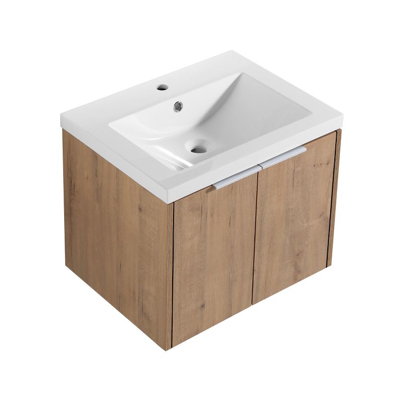 Bathroom Vanity with Sink, Soft Close Door and Floating Mount Design - ModernLuxe, 5 of 10