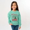 Tis The Season To Read Red Truck - Youth Graphic Sweatshirt - 3 of 4