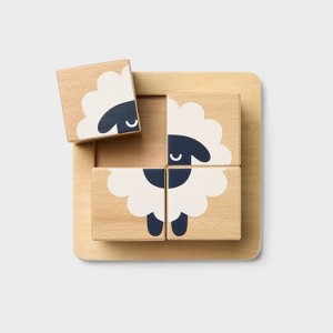 Block Puzzle with Tray Animals - Gigglescape™ : Target