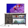 75 Gallon Aquarium Stand, Fish Tank Stand with Power Outlets & LED Light - Heavy Duty ReptileTank Stand With Storage Cabinet, Drawer & Shelf - 4 of 4