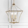 Crystorama Lighting Broche 4 - Light Chandelier in  Antique Gold - 3 of 4
