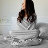 BedVoyage 300 Thread Count Luxury 100% Viscose from Bamboo Bed Sheet Set - 3 of 4