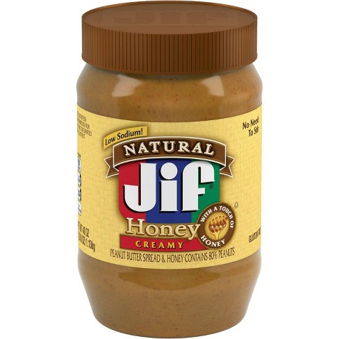 Jif Natural Creamy Honey Spread 40oz Target