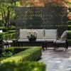 DSVIMOY 72'' x 44'' Balcony Privacy Screen, Patio Privacy Divider with Stand, Decorative Privacy Fence Screen for Garden, Black, 44"*19.7"*72" - 4 of 4