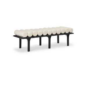 Meridian Furniture,Landon Vegan Leather Bench - 1 of 4