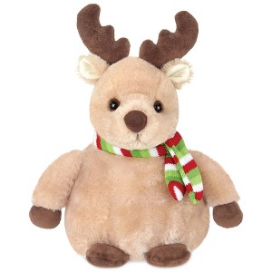 Bearington Big Bucky Reindeer Stuffed Animal, 11.5 Inch Christmas Plush Gifts for Kids - 1 of 4