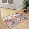 COZONY Washable Modern Abstract Runner Rug with Non-Slip Backing, Boho Chic Watercolor Design Low Pile Carpet for Hallway and Bedroom - 3 of 4