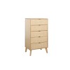 Chancery Boho Wood Ratan 5 Drawer Chest Dresser Natural - Powell - 2 of 4