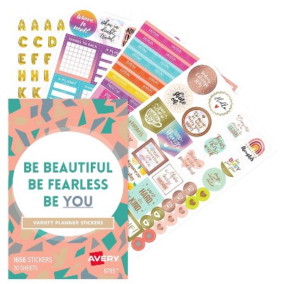 Avery Planner Stickers Variety Pack 1 656 Stickers Weekly Calendar and Journal Sticker Sheets (6785)