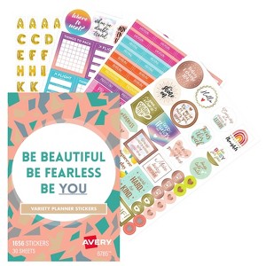 Avery Planner Stickers Variety Pack 1 656 Stickers Weekly Calendar and Journal Sticker Sheets (6785) - 1 of 4
