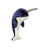 Fluff & Tuff Bleu Narwhal Plush Dog Toy - 3 of 3