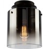 Artcraft Lighting Henley 1 - Light Flush Mount in  Satin Black - 3 of 3