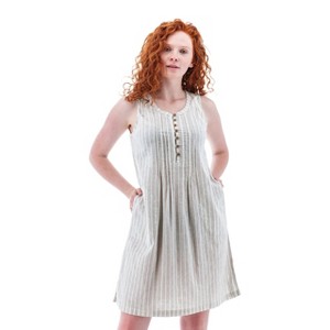 Aventura Clothing Women's Breezy Pintuck Swing Dress - 1 of 4