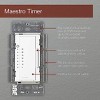Lutron Maestro Timer Switch for Halogen and Incandescent Bulbs, MA-T51MN-IV, Ivory - 4 of 4