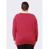 Women's Bright Ultra Soft V-neck Sweater - Dex - 2 of 4