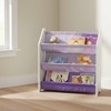 Humble Crew 30"H 3 Tier Kids Storage Book Rack Purple - 3 of 4