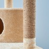 Two by Two Cleveland - Beige Scratching Post Cat Furniture - 22 in. Tall - 4 of 4