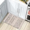 World Rug Gallery Geometric Bohemian Design Anti Fatigue Standing Mat - 2 of 4
