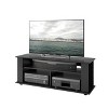 Bakersfield Ravenwood TV Stand Black - CorLiving: Contemporary Design, Open Storage, Fits 55" TVs - CorLiving - 2 of 4