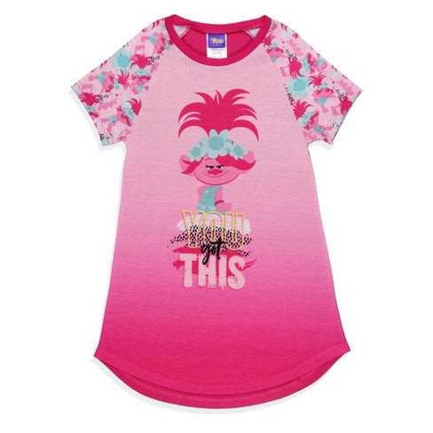 Polly Pocket Toys Girls' Tiny Is Mighty Kids Pajama Nightgown Sleep Shirt  7/8 Multicoloured : Target