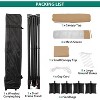 homfan Canopy Tent with Mosquito Netting, One Push Setup Outdoor Canopy Shelter, for Backyard Patio Garden with 4 Sand Bags - 3 of 4