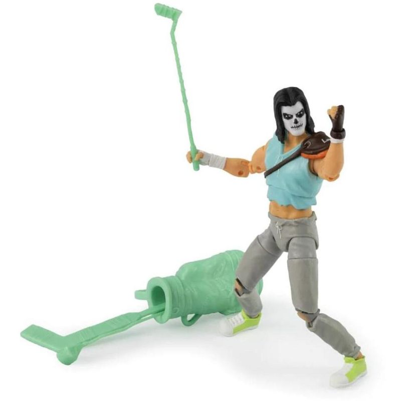 The Loyal Subjects TMNT Exclusive 5 Inch Action Figure | Skull Face Casey Jones, 3 of 5