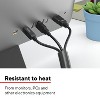 Staples TECH 10' Cord Sleeve Black (ST62391) - 4 of 4