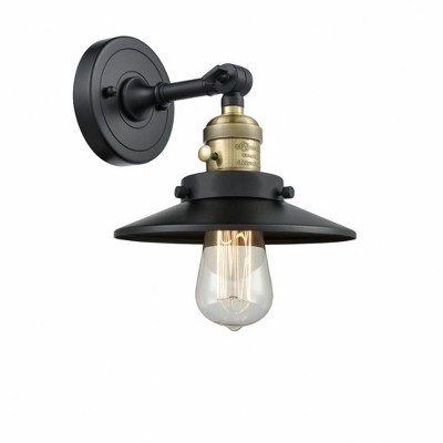 Railroad - 1 Light Wall Sconce In Traditional Style-8 Inches Tall and 8 Inches Wide