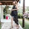 Anna-Kaci Women's Bohemian Crochet Lace Vest - 2 of 4