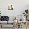 Stupell Industries Smiling Donkey Animal Painting Casual Circle Pattern Black Framed Giclee Art - 2 of 4