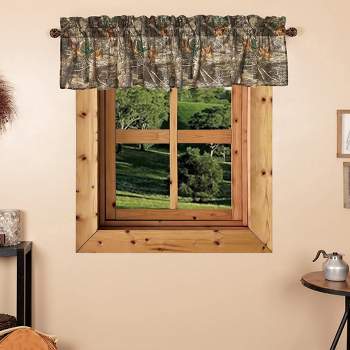 Realtree Edge Farmhouse Valance - Enhance Your Kitchen Camo Curtains, Windows, Bedroom or Living Room Decor with Rustic Hunting Camouflage Valance