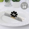 Big Dot of Happiness Hello New Year - 2025 NYE Party Paper Napkin Holder - Napkin Rings - Set of 24 - 2 of 4