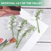 Unique Bargains Fake Lily of the Valley Flowers Leaf for DIY Flower Garland - 4 of 4