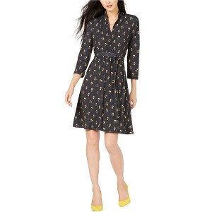 French Connection Womens Aventine Floral Fit & Flare Dress - 1 of 1