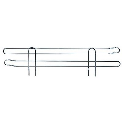 Quantum Storage Systems Back Ledge, 48"W X 4"H, Chrome Plated Finish
