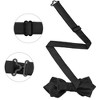 Elerevyo Men's Pre-tied Pointed Satin Solid Formal Wedding Bow Ties - image 2 of 4