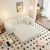 Racxily Human Dog Bed, Lazy Sofa Couch, 78.7" Multi-Functional Foldable Sofa Bed, 3-in-1 Teddy Fabric Foam-Filled Sleeper Sofa Bed for Living Room - 4 of 4