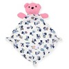 Sleep On It Infant Girls Long Sleeve Super Soft Snuggle Jersey Zip-Up Coverall Pajama with Matching Blankey Buddy - 3 of 4
