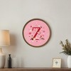 Creative Products Valentine Things Monogram Round Brown Framed Print - 4 of 4
