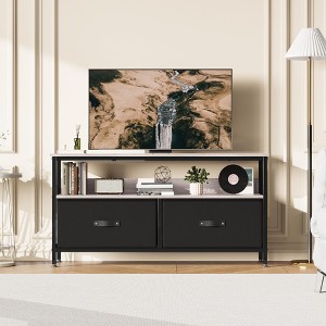 Homhougo TV Stand for TVs up to 50" Grey - 1 of 4
