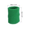 Unique Bargains Cotton Terry Cloth Tennis Basketball Working Out Running Wicking Air Permeable Sports Sweatbands 48 Pcs - 2 of 4