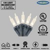 Novelty Lights 100 Light Incandescent Mini Christmas String Lights Black Wire 50 Feet - 4 of 4